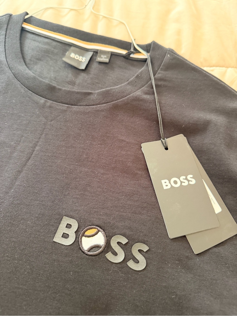 BOSS Black Short-Sleeve Logo Crewneck Tee - Picture 2 of 7